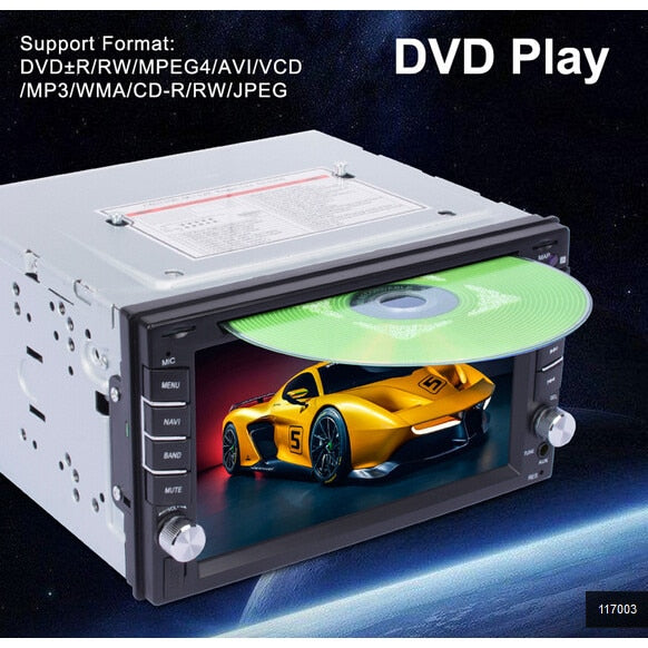 Cd-Dvd Player de 6.2 inch Multimedia Xbass cu GPS 2din