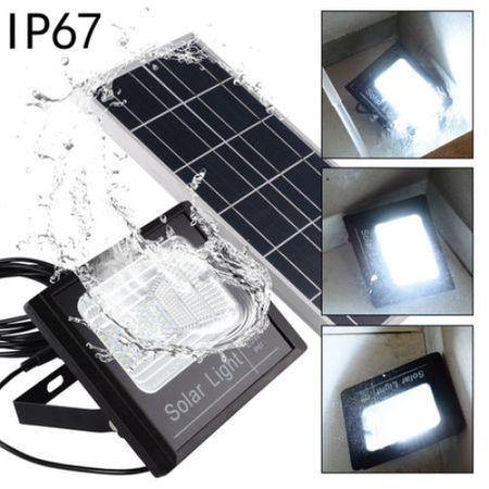 Kit Panou Solar cu Proiector LED 100W + Telecomanda cu functii multiple - pedavo