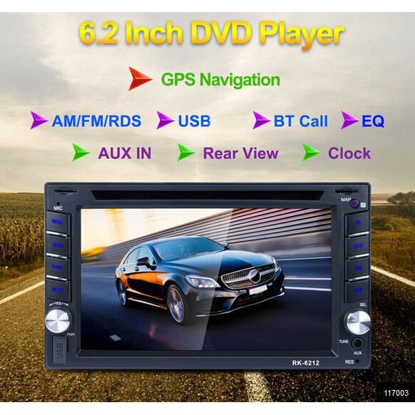 Cd-Dvd Player de 6.2 inch Multimedia Xbass cu GPS 2din