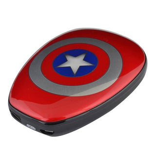 Baterie externa acumulator portabil Avengers, Superman de mare capacitate 12000 mAh, 1 x USB, pentru telefoane mobile, smartphone, tablete - pedavo