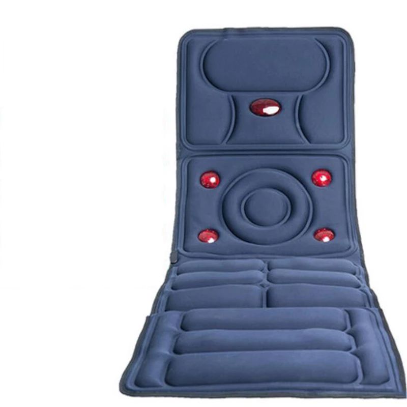 Saltea de masaj cu vibratii si incalzire 2-in-1 cu telecomanda 2 trepte de masaj in 4 zone diferite ale corpului