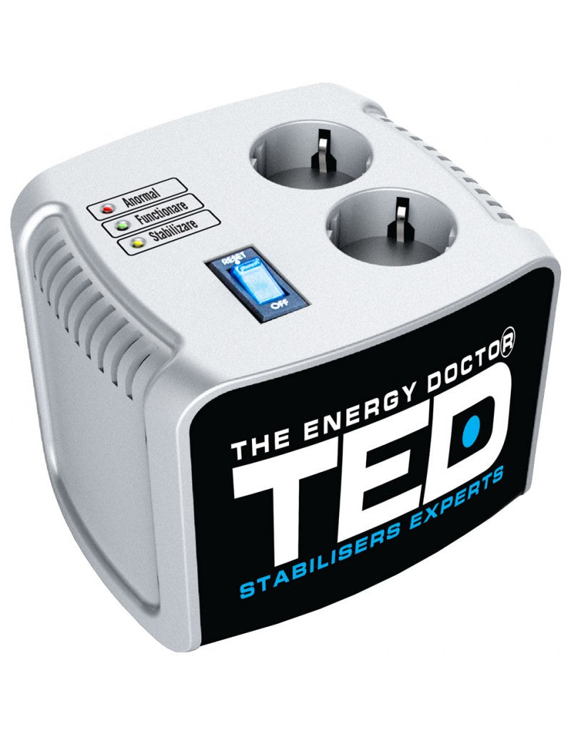 Stabilizator Tensiune Centrala Termica maxim 500VA- TED500 Gri
