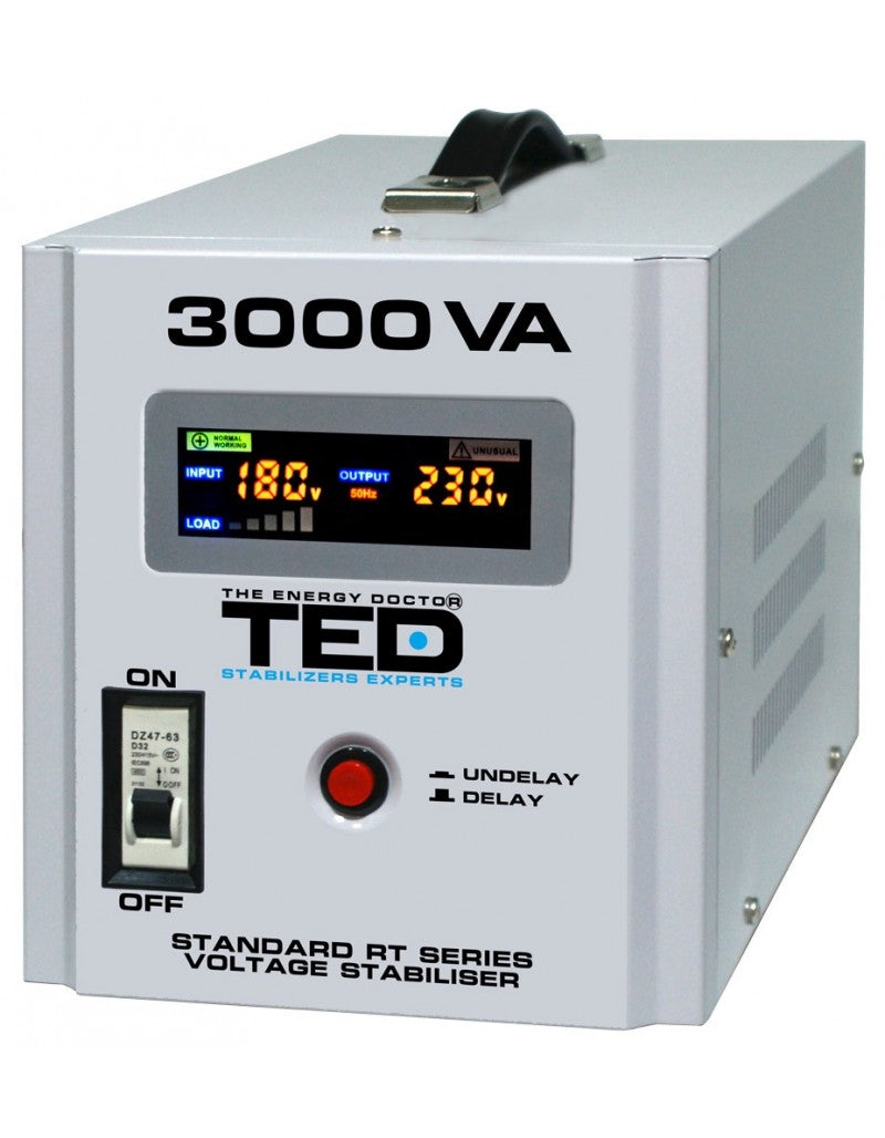 Stabilizator Tensiune Centrala Termica maxim 3000VA-AVR Electric